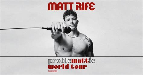 matt rife st pete 2023|Matt Rife: ProbleMATTic World Tour .